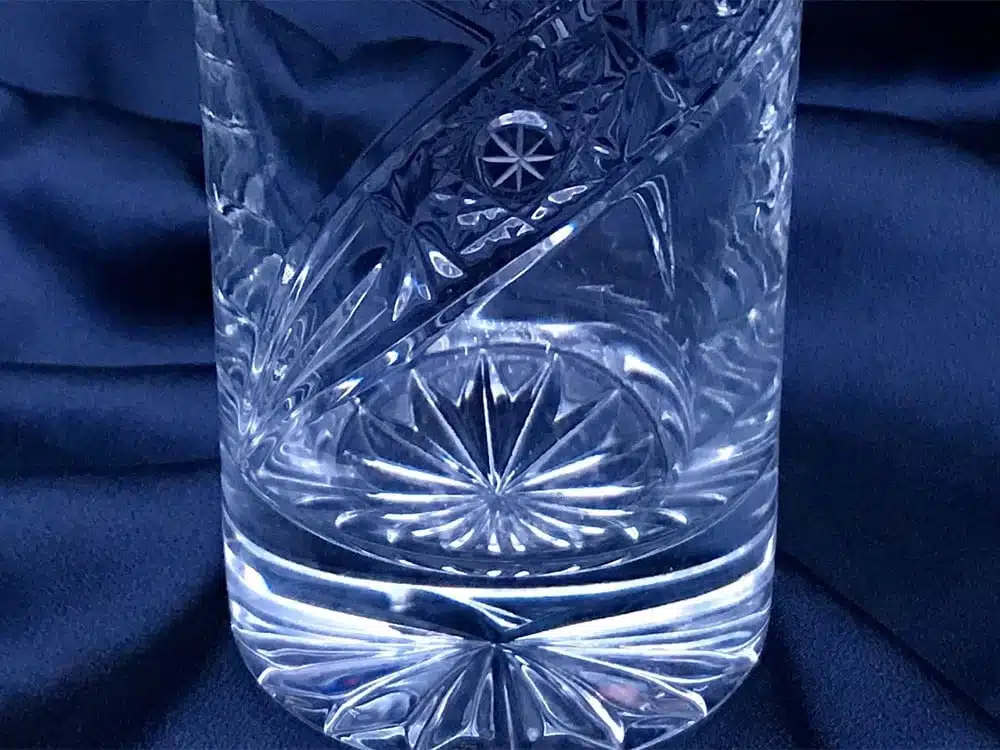 Krištálové brúsené poháre 380 ml set 6 kusov