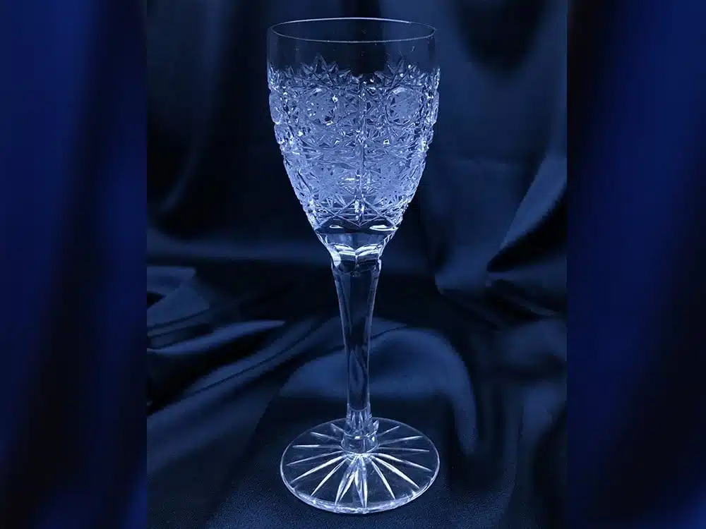Krištálové brúsené poháre 70 ml set 6 kusov