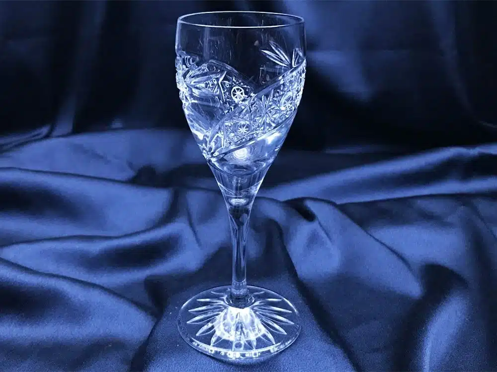Krištálové brúsené poháre 60 ml set 6 kusov