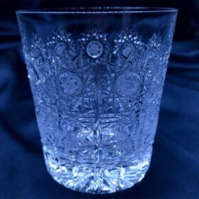 Krištálové brúsené poháre 250 ml set 6 kusov