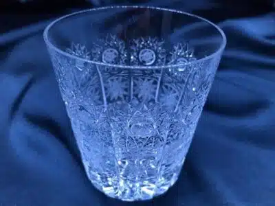 Krištálové brúsené poháre 250 ml set 6 kusov