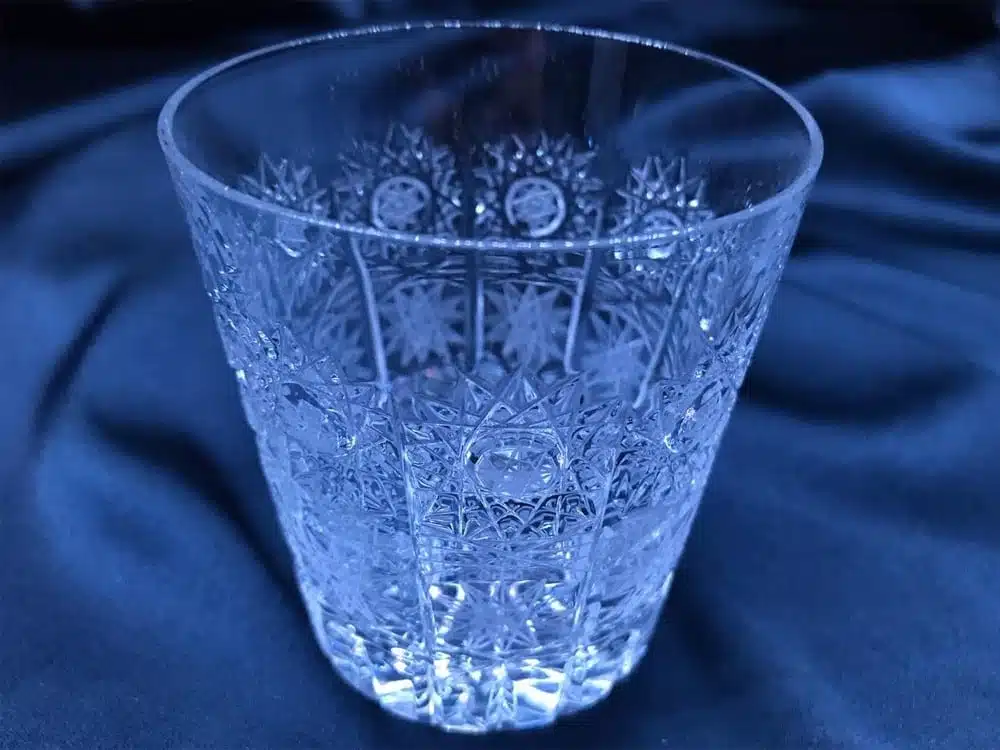 Krištálové brúsené poháre 250 ml set 6 kusov