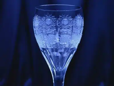 Krištálové brúsené poháre 260 ml set 6 kusov