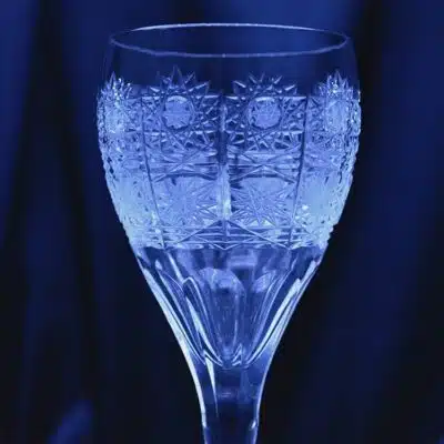 Krištálové brúsené poháre 260 ml set 6 kusov