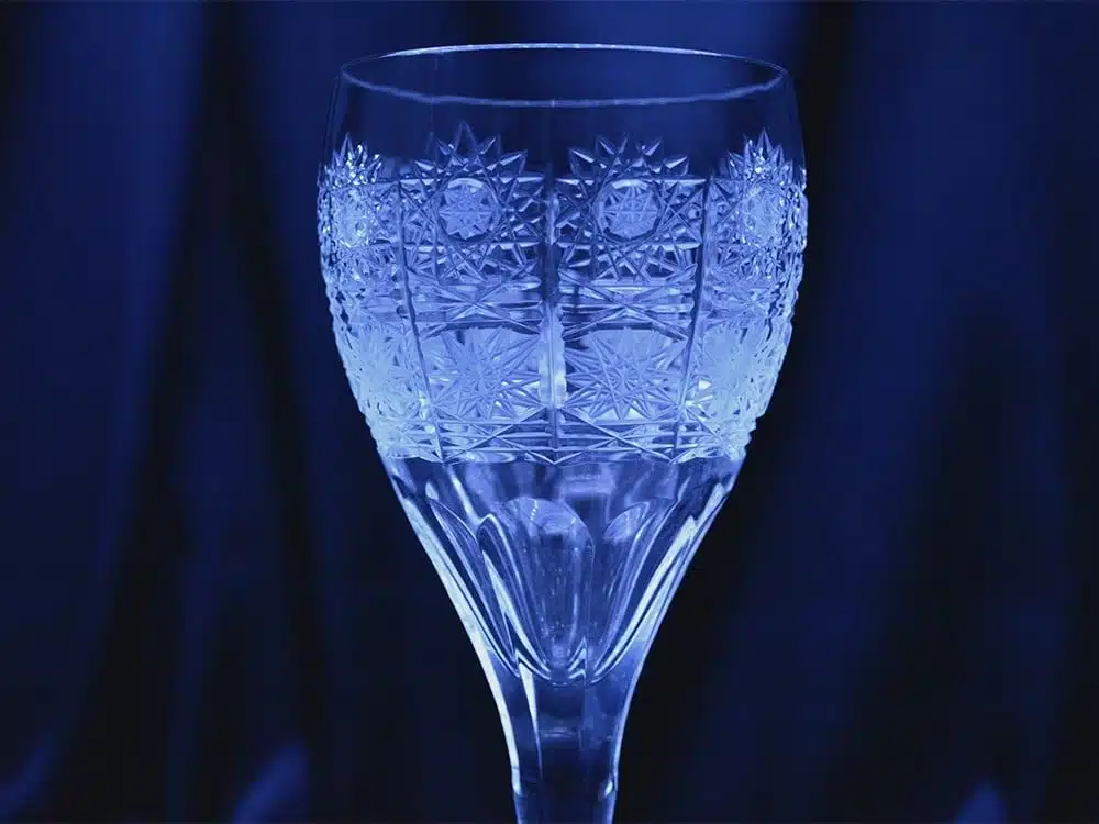 Krištálové brúsené poháre 260 ml set 6 kusov