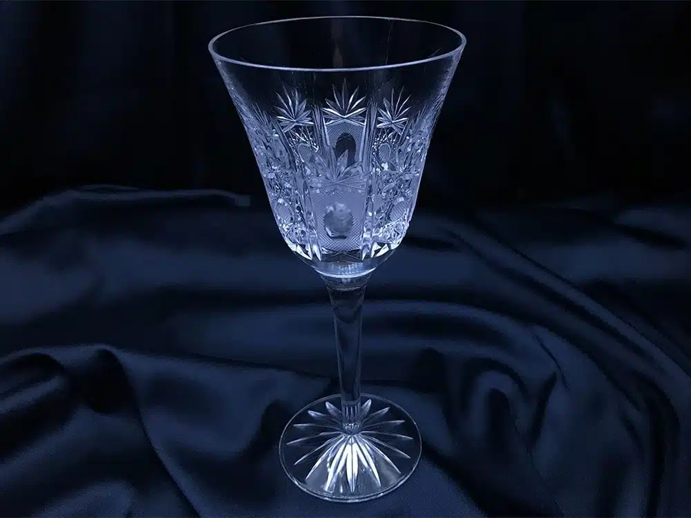 Krištálové brúsené poháre 220 ml set 6 kusov