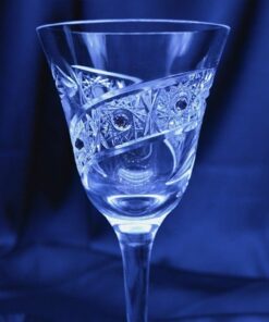 Krištálové brúsené poháre 220 ml set 6 kusov Swarovski