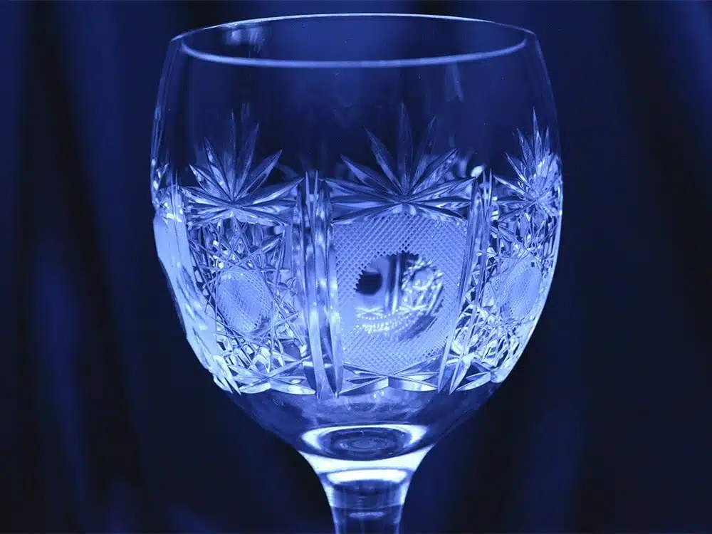 Krištálové brúsené poháre 370 ml set 6 kusov