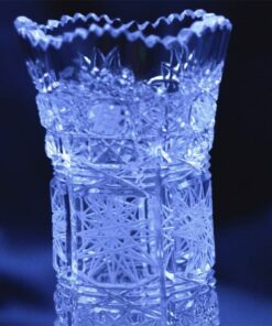 Krištáľová brúsená váza 15 cm