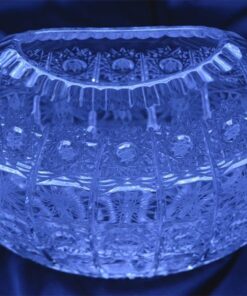 Krištáľová brúsená váza 18 cm