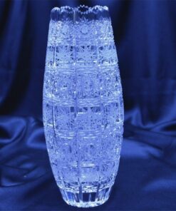 Krištáľová brúsená váza 23 cm