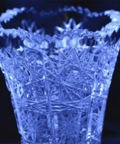 Krištáľová brúsená váza 25 cm