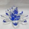 Krištálový lotosový kvet modrý 30 cm 2,5 kg