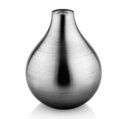 Váza BOMBEJ platina D18,9 cm H24 cm