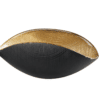 Misa BURA čierna matná / zlatá 20x12 cm