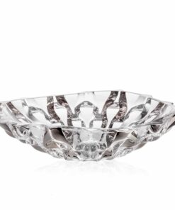 Krištálová miska Samboa platinum 35 cm