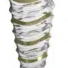 Krištáľová váza Vavea light gold 34 cm