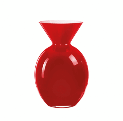 Váza PALLO červená H30 cm