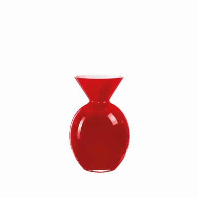 Váza PALLO červená H20 cm