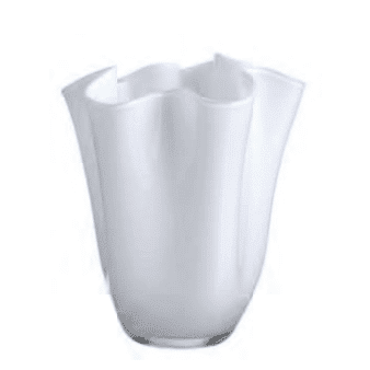 Váza WAIVA opálovo biela H24,5 cm