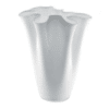 Váza WAIVA opálovo biela H40 cm