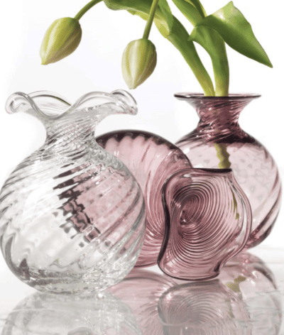 Váza ELIOT číra H15 cm
