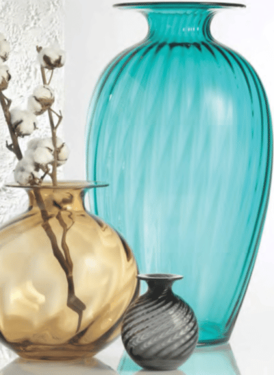 Váza ELIOT svetlo modrá H28 cm
