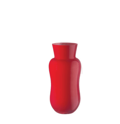 Váza NUVOLTA červená opál H40 cm