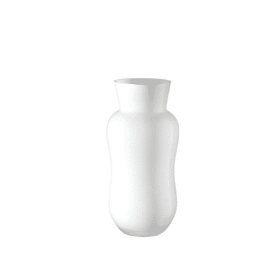 Váza NUVOLTA biela H40 cm
