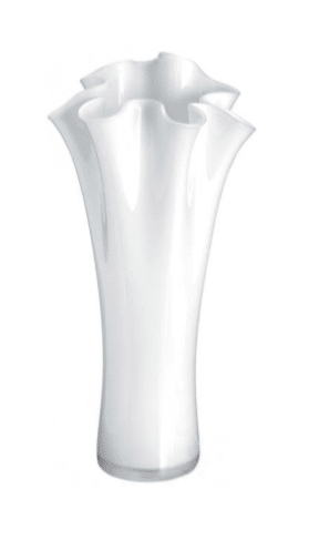 Váza WAIVA opálovo biela H75 cm