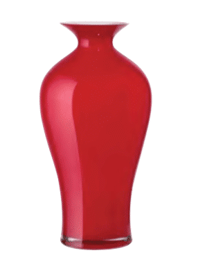 Váza AURORITA červená H42 cm