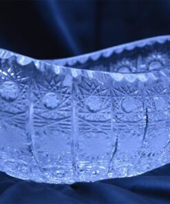 Krištálová brúsená miska 20 cm