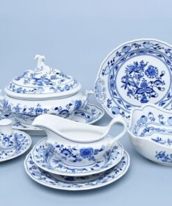 Cibulák – Obedová súprava – originálny cibuľový porcelán 1. akosť