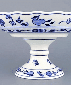 Cibulák – Misa kompótová 24 cm na nohe – originálny cibuľový porcelán 1. akosť