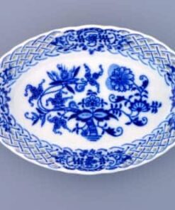 Cibulák – Košík prelamovaný 16.5 cm – originál cibuľový porcelán 1. akosť