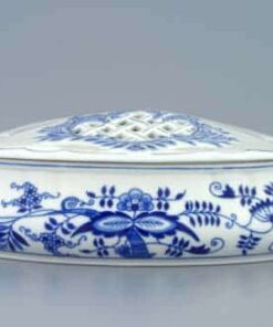Cibulák – Bonboniéra oválna 29 cm – originál cibuľový porcelán 1. akosť