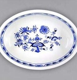 Cibulák – Misa zapekacia oválna 21,5 cm – originálny cibuľový porcelán 1. akosť