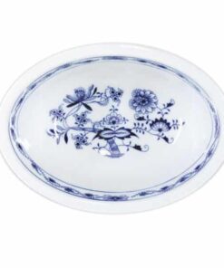 Cibulák – Miska zapekacia oválna 18 cm – originálny cibuľový porcelán 1. akosť