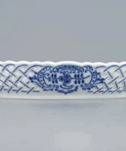 Cibulák – Košík prelamovaný 18.5 cm – originál cibuľový porcelán 1. akosť