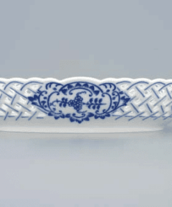 Cibulák – Košík prelamovaný 24 cm – originál cibuľový porcelán 1. akosť