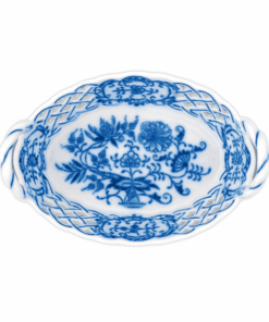 Cibulák – Košík prelamovaný 11 cm – originál cibuľový porcelán 1. akosť