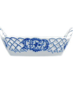 Cibulák – Košík prelamovaný 11 cm – originál cibuľový porcelán 1. akosť