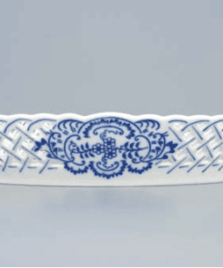 Cibulák – Košík prelamovaný 28 cm – originálny cibuľový porcelán 1. akosť