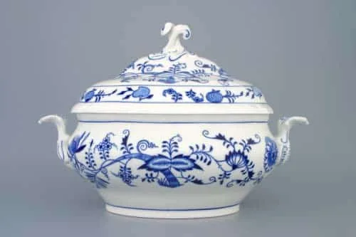Cibulák – Misa polievková oválna 3 l – originálny cibuľový porcelán 1. akosť