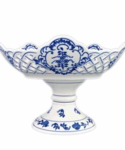 Cibulák – Misa 5-hranná na nohe 24 cm – originál cibuľový porcelán 1. akosť