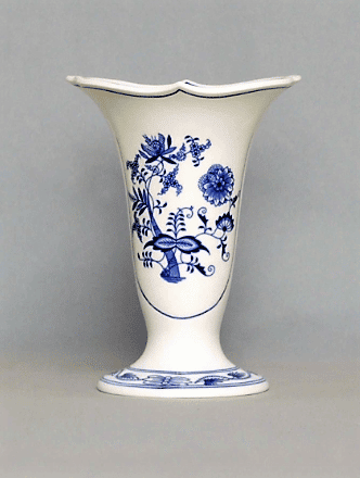 Cibulák – Váza 20 cm – originál cibuľový porcelán 1. akosť