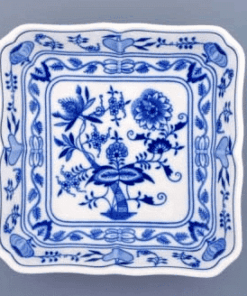 Cibulák – Misa šalátová 4-hranná 24 cm – originálny cibuľový porcelán 1. akosť