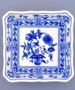 Cibulák – Misa šalátová 4-hranná 18 cm – originálny cibuľový porcelán I. akosť