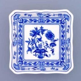 Cibulák – Misa šalátová 4-hranná 18 cm – originálny cibuľový porcelán I. akosť
