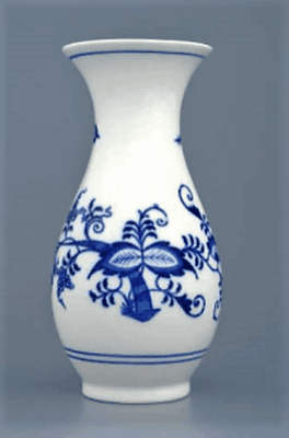 Cibulák – Váza 16,5 cm – originálny cibuľový porcelán 1. akosť